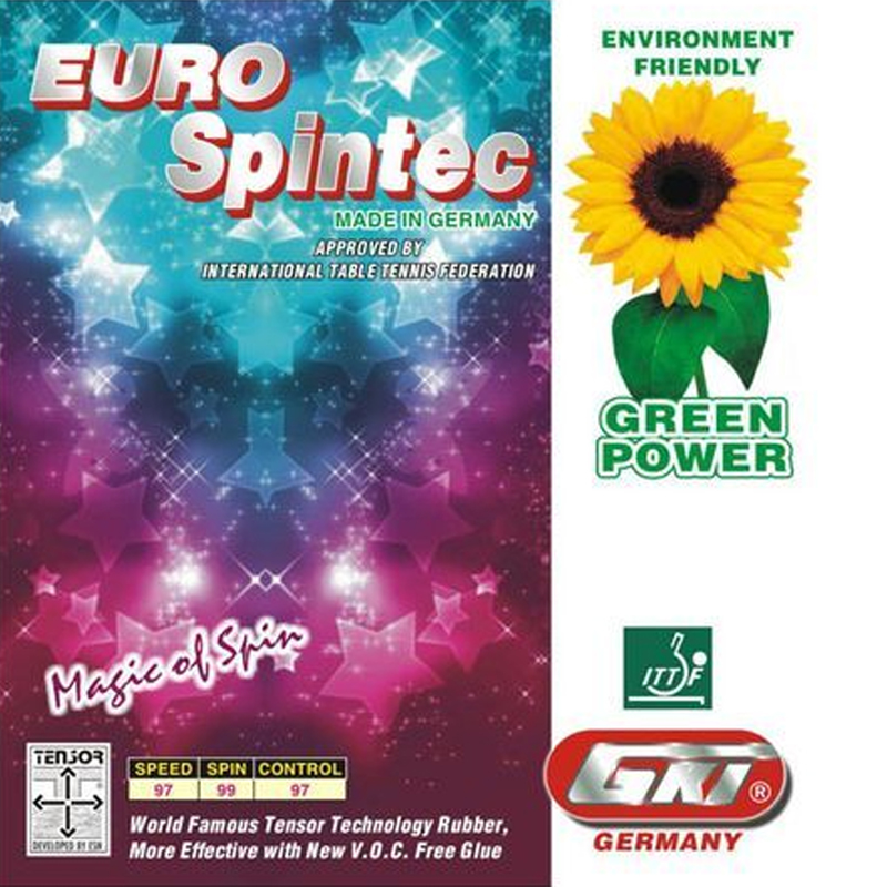GKI Euro Spintec Table Tennis Rubber'