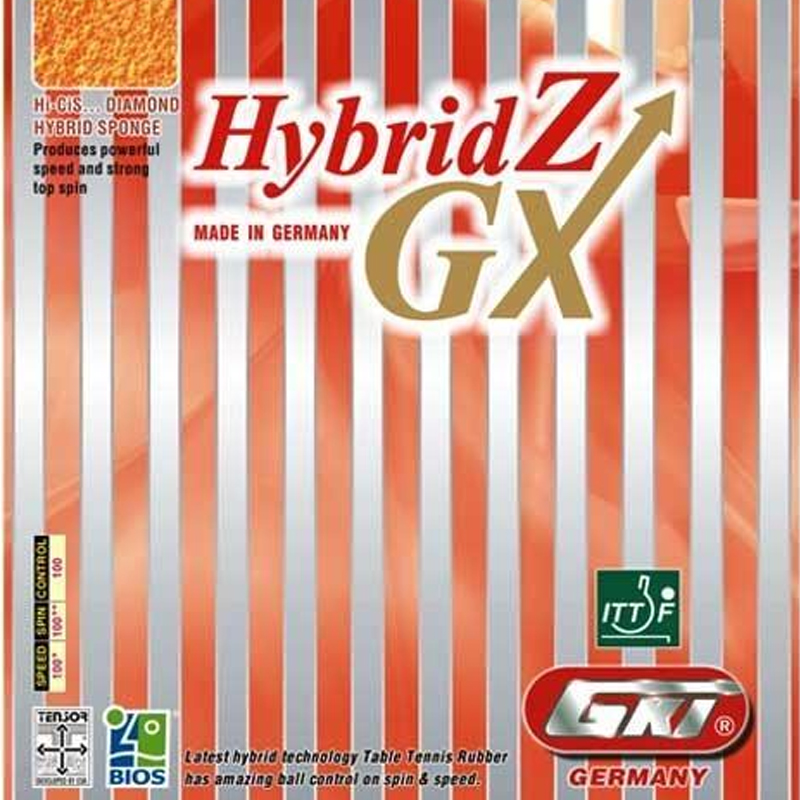 Table Tennis Rubber GKI Hybridz GX'