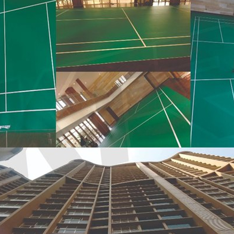 Synthetic Badminton Court'