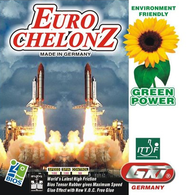 GKI Euro Chelonz Table Tennis Rubber'
