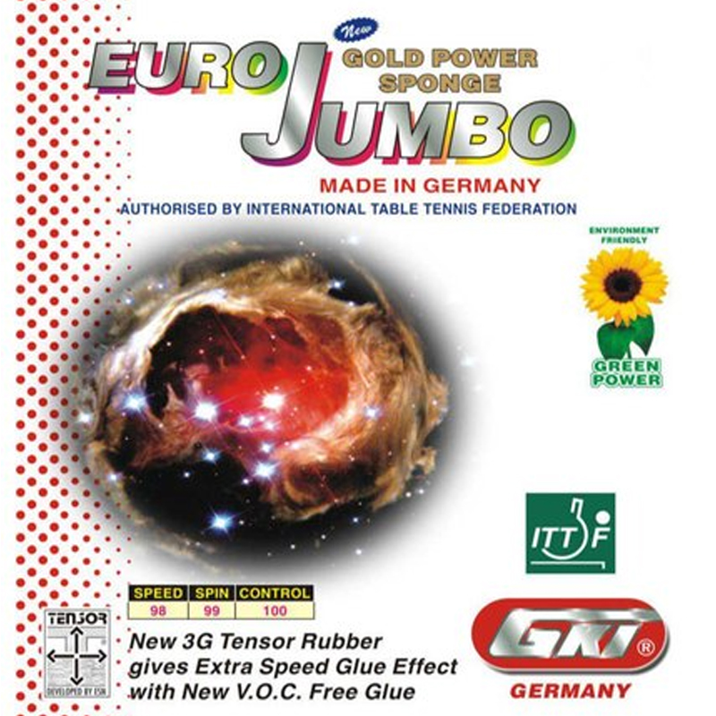GKI Euro Jumbo Table Tennis Rubber'